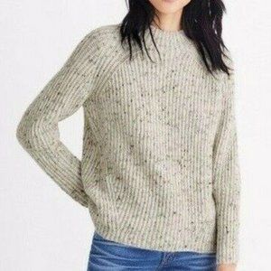 MADEWELL Northfield Mockneck Sweater Small Gray | Fall Winter Classic Bestseller
